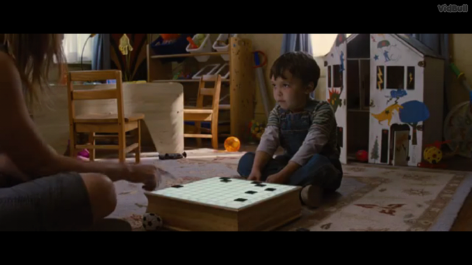 Something I noticed in the film Looper. Lightening bolts around the boy point to potential programming.