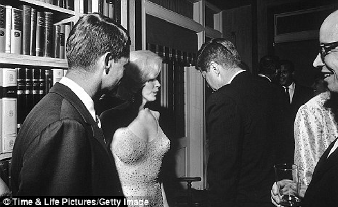 Marilyn Monroe with JFK